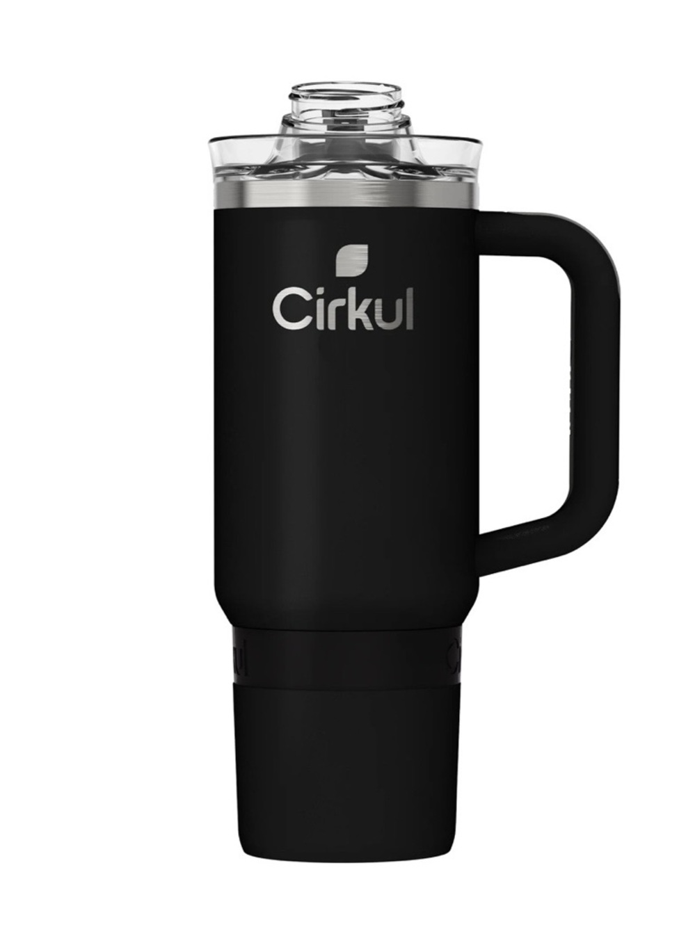 Cirkul 40 oz Black Insulated Tumbler with Handle
